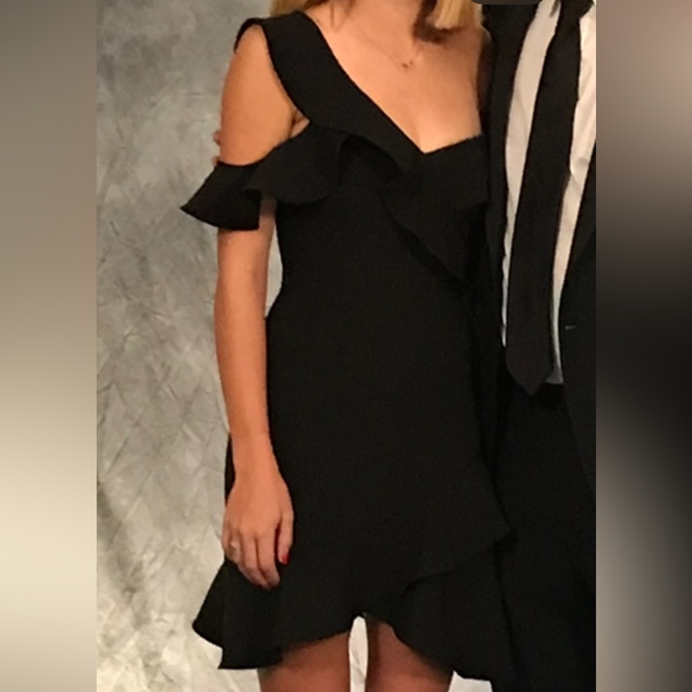 BCBGMAXAZRIA black mini dress